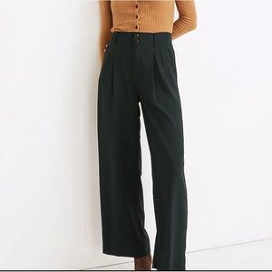 Madewell Drapey Pleated Tapered Wide Leg Pants, Like New, Size 0